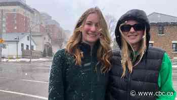 Thousands of students seen taking part in St Patrick's Day celebrations in Waterloo