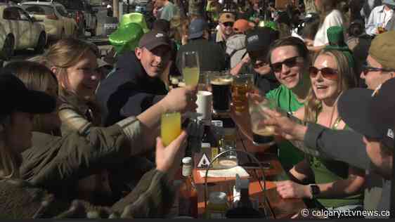 Perfect weather for St. Patrick’s Day in Calgary