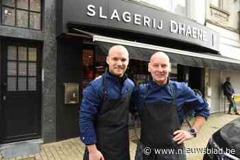 Michel (58) en Stieven (32) openen slagerij: “We moeten ons wel nog de lokale specialiteiten eigen maken”