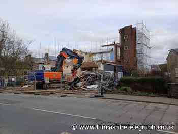 Demolition work for new Bacup market nears completion