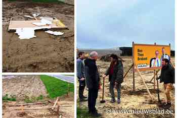 N-VA-verkiezingsborden mikpunt van vandalen, Theo Francken reageert: “Ik laat me niet intimideren door die lafaards, wij gaan door met volle kracht”