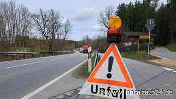 Unfall auf der B299 bei Niederbergkichen – wohl zwei Lkw beteiligt