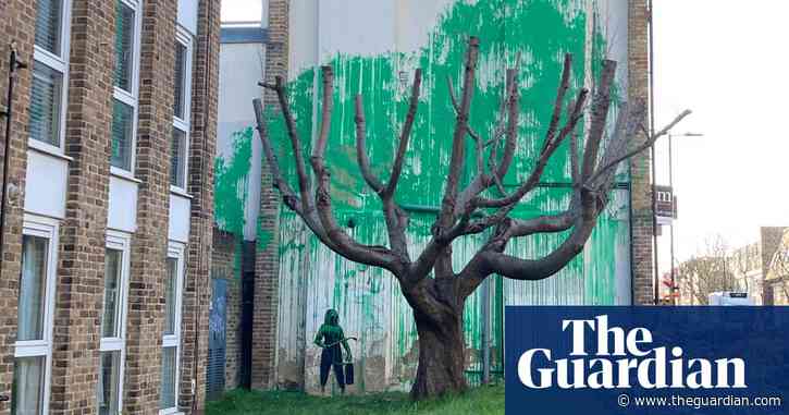North London tree mural prompts Banksy speculation