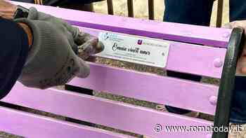 Nella scuola di Roma nord la panchina lilla contro i disturbi alimentari