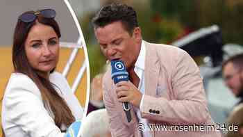 Stefan Mross beim Golfen: Eva Luginger entgeht nur knapp einem Unfall