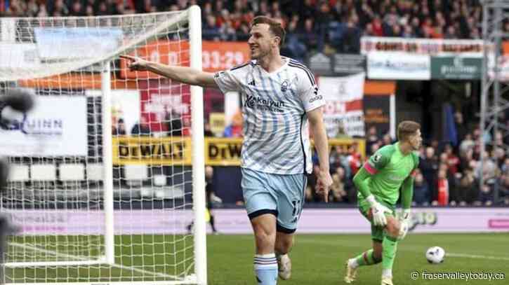 Nottingham Forest docked 4 points for overspending and drops into Premier League’s relegation zone