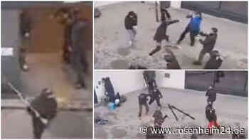 Ski als Waffen: Brutale Schlägerei an Tiroler Talstation im Video