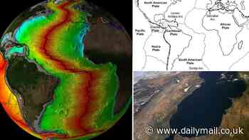 The Atlantic Ocean could be SWALLOWED by a terrifying 'Ring of Fire', scientists say as they discover a 'sleeping' subduction zone beneath the Gibraltar Strait