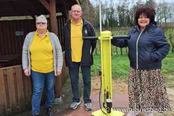 Aan fietsherstelzuilen kunnen fietsers in Laakdal kleine reparaties uitvoeren