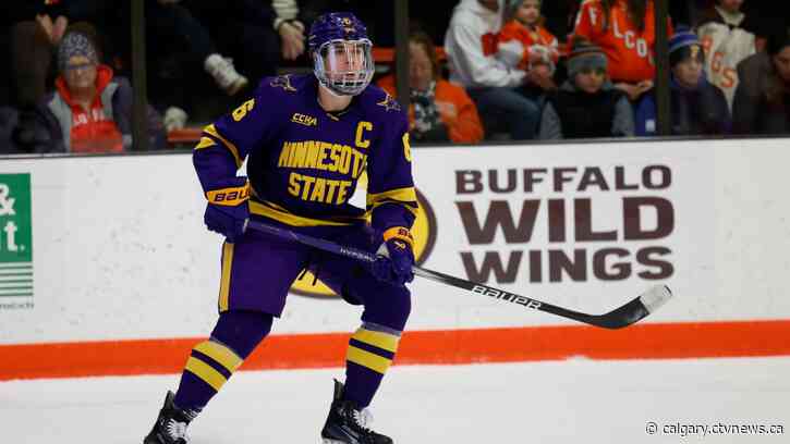 Calgary Flames sign college free agent centre Sam Morton