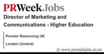 Premier Resourcing UK: Director of Marketing and Communications - Higher Education
