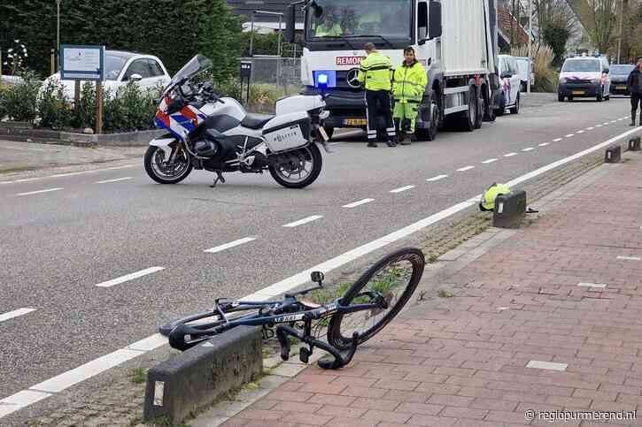 Motoragent krijgt ongeval met fietser, fietser zwaargewond naar ziekenhuis