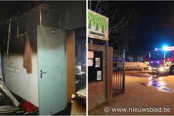 Brand veroorzaakt grote schade in schooltje