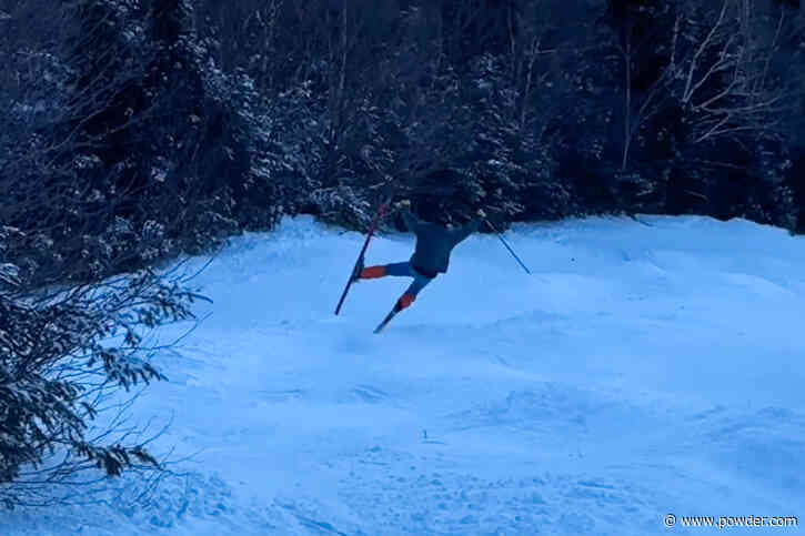 Maine's Finest Athlete Skis Iconic Sugarloaf Run