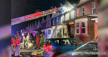 2 rescued during multiple-alarm house fire in central Hamilton