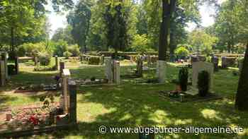 Arbeiten in Reuttier Straße: Friedhofsmauer wird abgerissen und neu gebaut