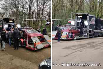 ITV drama Project Mandrake filming near Alexandra Park