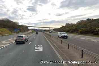 Lane closed and delays of 48 minutes after crash on M65