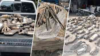Group arrested after stolen FPL wiring, catalytic converters found at Hollywood recycling businesses