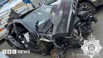 Three arrested after raid of suspected chop shop