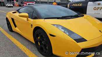 Lamborghini impounded, driver charged in Barrie's south end