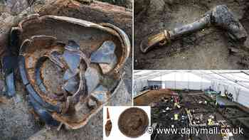 Bronze Age banquet! Britons at a site dubbed 'Peterborough's Pompeii' dined on honey-glazed venison and meaty porridge 3,000 years ago - and even had a recycling bin, study finds