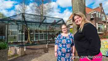 Vogels weer terug in volière in Van Bergen IJzendoornpark