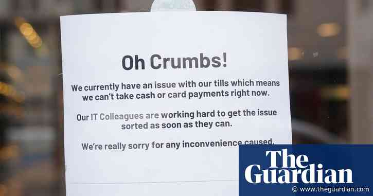 Greggs IT glitch leaves stores unable to accept payments