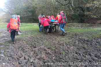 Rossendale and Pendle Mountain Rescue called after woman fell in mud