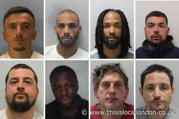 The criminals wanted on recall to prison last seen in south London