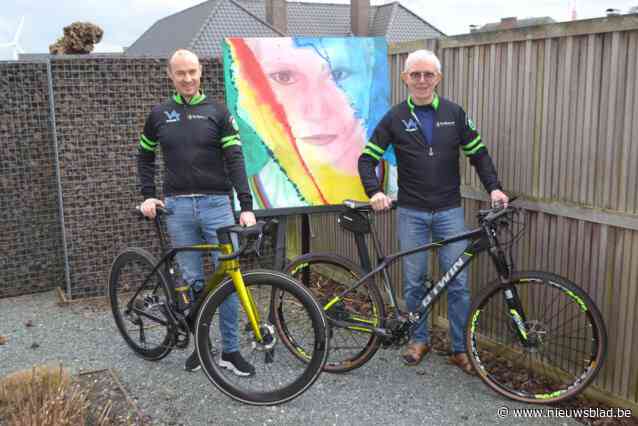 Fietsfanaten Danny (63) en Gino (53) gaan met rit van 800 kilometer in maximum 30 uur voor wereldrecord: “Financiële steun gaat naar Kom op tegen Kanker”