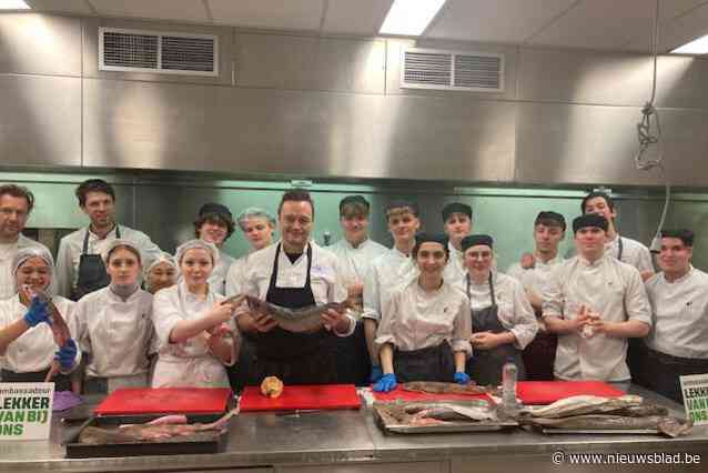 Leerlingen Sint-Theresia leren werken met vis van bij ons