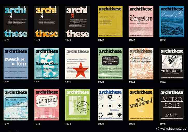 Buchtipp: Auf der Suche nach der Postmoderne
 - Archithese Reader 1971-1976