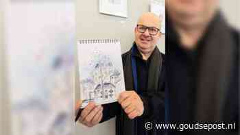 Richard Stoeten exposeert met zijn urban sketches: 'Ik leg vast wat mijn aandacht trekt'