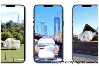 Tommee Tippee rolls giant CGI bottle around global cities