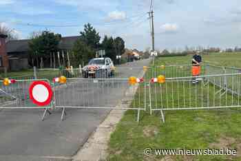 Bosstraat afgesloten door verzakking
