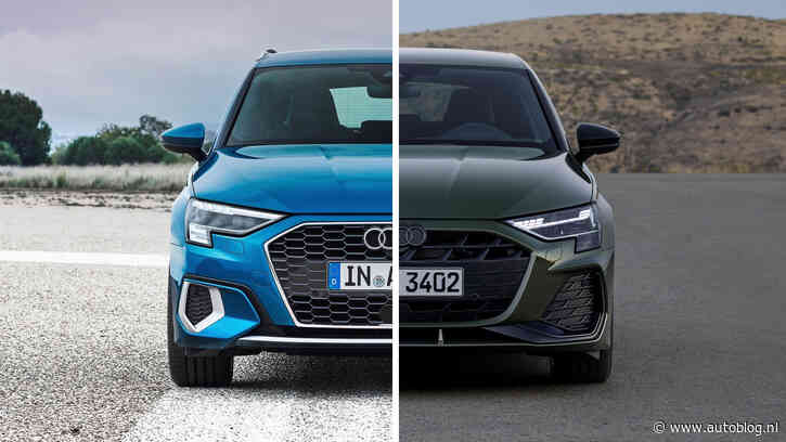 Oud vs. nieuw: Audi A3 facelift