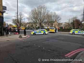 Four people rushed to hospital after Newick Road fire