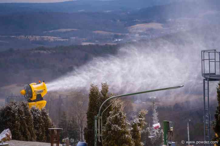 Pennsylvania Ski Resort Turns On Snow Guns And "Revs Up For Spring"