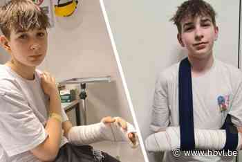Dylan (13) raakt gewond bij ongeval op weg naar school in Neerpelt, fietser pleegt vluchtmisdrijf