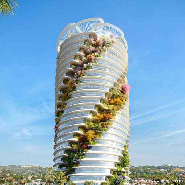 Foster + Partners designs Hollywood offices with spiralling plant-covered terraces