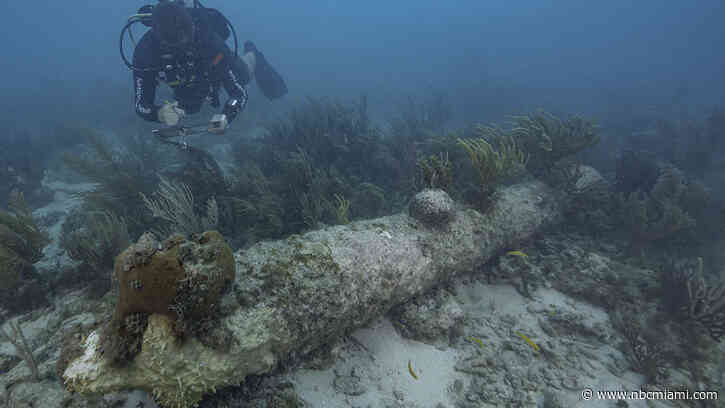 Vessel off Florida Keys identified as British warship that sank in 18th century