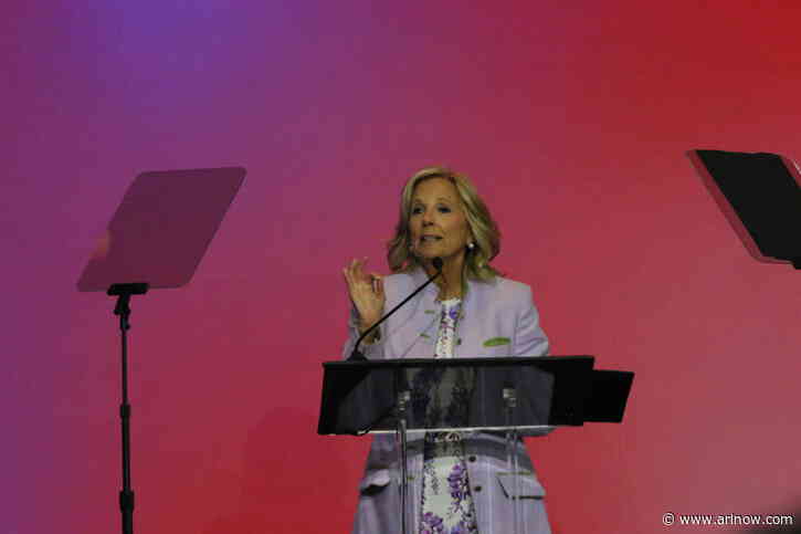 First Lady Jill Biden spotlights husband’s record on women’s health during conference at Amazon HQ2