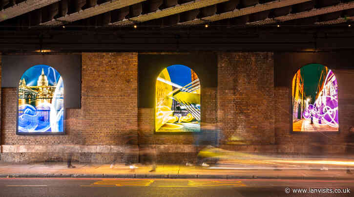 Southbank railway arches turned into public art gallery