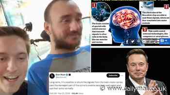 Elon Musk insists paralyzed people will one day 'walk again and use their arms normally' - after the first Neuralink patient plays chess via telepathy