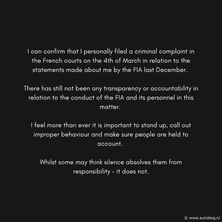 Susie Wolff gaat de FIA keihard aanpakken