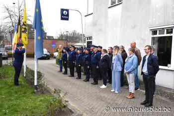Politiezone Zara houdt minuut stilte ter ere van doodgeschoten collega