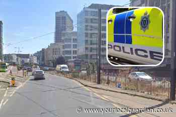 Wellesley Road Croydon crash: Person treated at scene