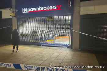 Pawnbrokers Bexleyheath burglary: Vehicle smashes into shop