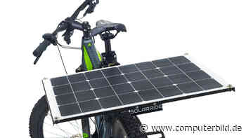Das E-Bike während der Fahrt aufladen – mit Solarenergie